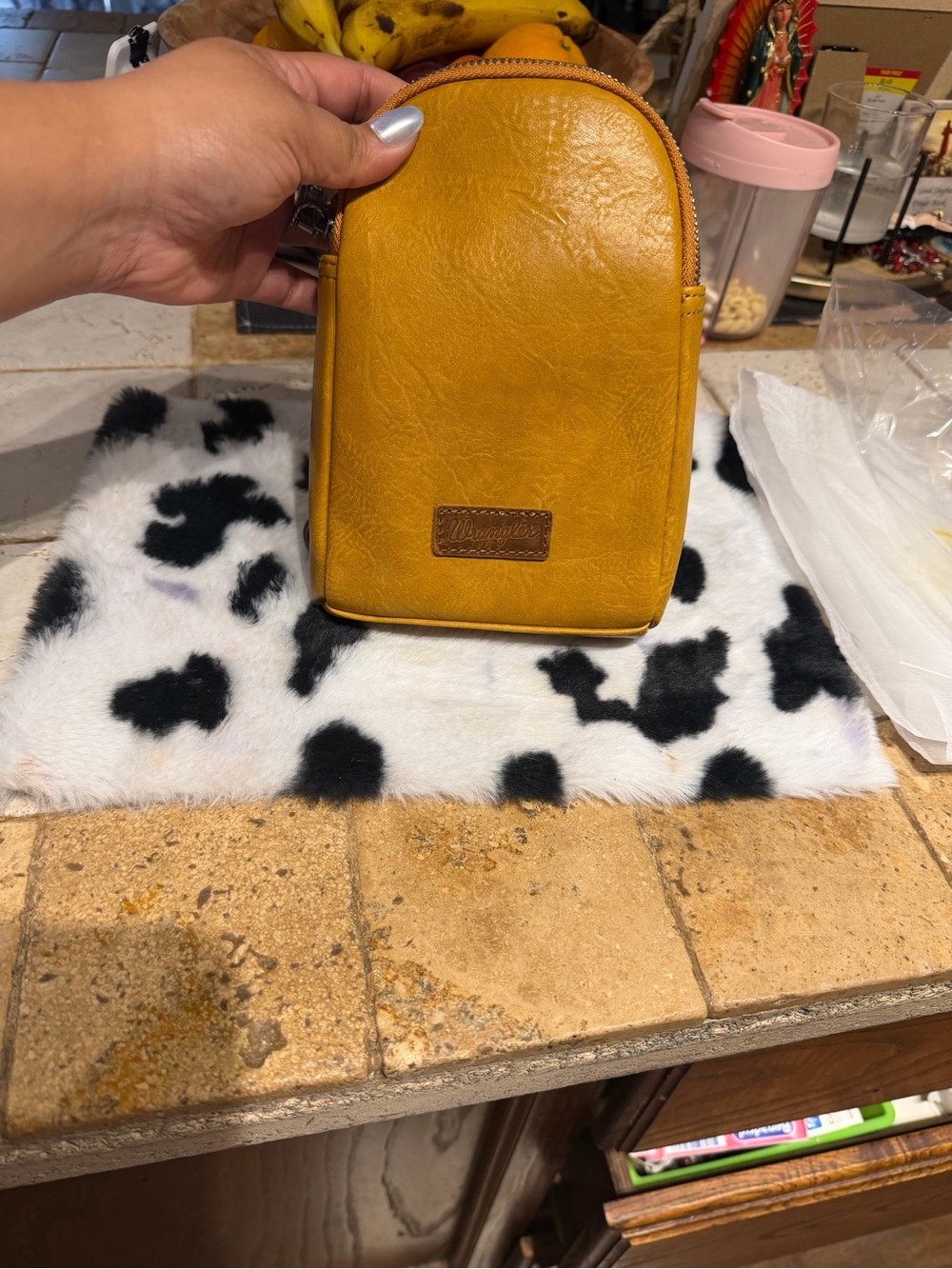 Wrangler Mustard Yellow Mini Crossbody Bag